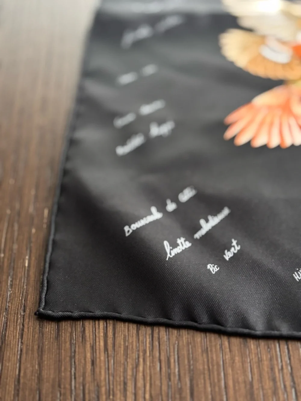 Hermès L'Intrus Silk Carré 90 Bird Scarf